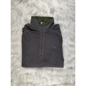 The North Face Grey Light Fleece Quarter Zip